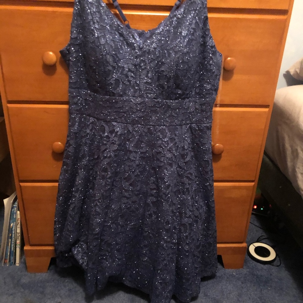 purple sparkly prom/homecoming dress